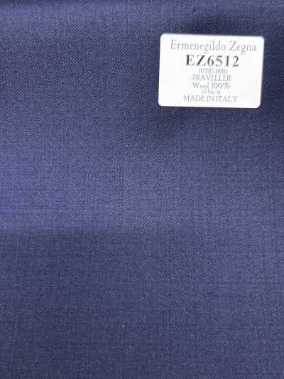 EZ6512 Ermenegildo Zegna TRAVELLER azul marino liso