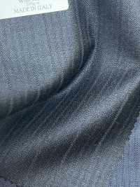EZ6515 Ermenegildo Zegna TRAVELLER Rayas gris oscuro × azul marino[Tela] HOSOI SYOJI Más fotos