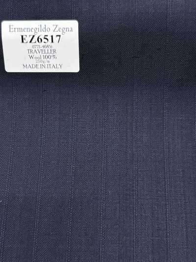 EZ6517 Ermenegildo Zegna TRAVELLER raya azul marino