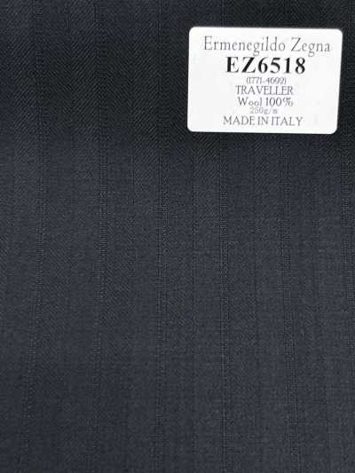 EZ6518 Ermenegildo Zegna TRAVELLER Rayas verde oscuro