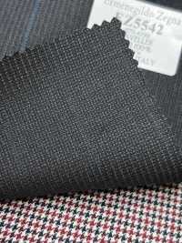 EZ5542 Ermenegildo Zegna TRAVELLER raya gris X celeste[Tela] HOSOI SYOJI Más fotos