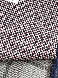 DM6141 DORMEUIL QUEEN Super 100 de pata de gallo negro y rojo[Tela] HOSOI SYOJI Más fotos