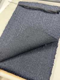 NWD010-341 NIKKE Nikke Textile Co., Ltd. denim de lana azul marino liso NIKKE Más fotos