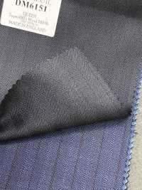 DM6151 DORMEUIL QUEEN Super100's raya azul marino oscuro[Tela] HOSOI SYOJI Más fotos
