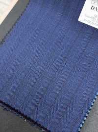 DM6155 DORMEUIL QUEEN Super100's rayas azul marino × marrón[Tela] HOSOI SYOJI Más fotos