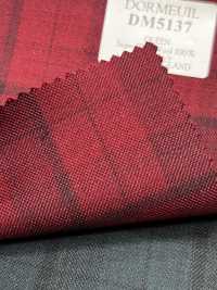 DM5137 DORMEUIL QUEEN Super100's cuadro rojo[Tela] HOSOI SYOJI Más fotos