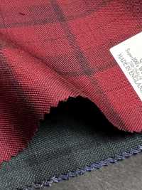 DM5137 DORMEUIL QUEEN Super100's cuadro rojo[Tela] HOSOI SYOJI Más fotos