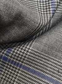 CR6619 CARNET Cuadros gris y azul[Tela] HOSOI SYOJI Más fotos