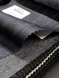 RD5654 REDA Azul marino x marrón raya[Textil] HOSOI SYOJI Más fotos