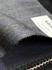 RD5655 REDA Gris × Raya azul[Textil] HOSOI SYOJI Más fotos