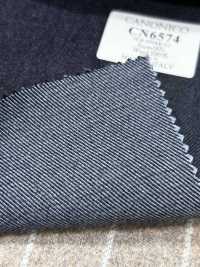 CN6574 CANONICO Super110's denim azul marino[Textil] HOSOI SYOJI Más fotos