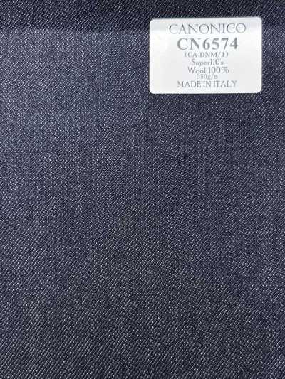 CN6574 CANONICO Super110's denim azul marino