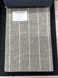 CN6575 CANONICO Super110's Beige x blanco roto a rayas[Textil] HOSOI SYOJI Más fotos