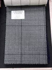 CN5571 CANONICO Super110's Cuadro gris claro x púrpura[Textil] HOSOI SYOJI Más fotos