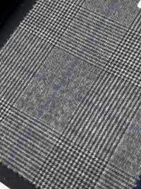 CN5572 CANONICO Super110's Cuadros marrones y azules[Textil] HOSOI SYOJI Más fotos