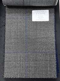 CN5572 CANONICO Super110's Cuadros marrones y azules[Textil] HOSOI SYOJI Más fotos