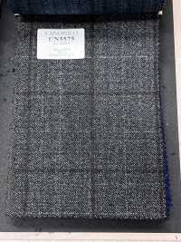 CN5575 CANONICO Super 110's cuadro gris × marrón[Textil] HOSOI SYOJI Más fotos
