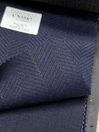 CN5587 CANONICO Super110's cuadro azul marino[Textil] HOSOI SYOJI Más fotos