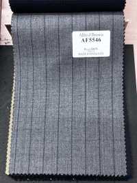 AF5546 Alfred Brown Raya gris × azul marino[Textil] HOSOI SYOJI Más fotos