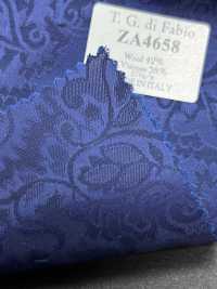 ZA4658 T.G.di Fabio Jacquard de cachemira azul[Textil] HOSOI SYOJI Más fotos