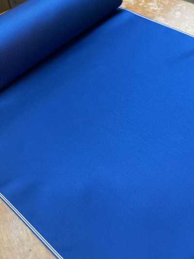 503 Seda para solapa de tejido mixto de doble cara, azul, hecha en Japón