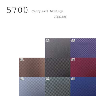 5700 Forro jacquard a cuadros Ichimatsu hecho en Japón