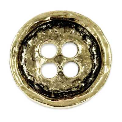 64 Botón metálico fabricado en Japón para trajes y chaquetas, dorado