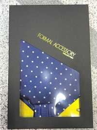 AS-602 Patrón De Punto De Corbata De Seda Nacional Ascot Azul[Accesorios Formales] Yamamoto(EXCY) Subfoto