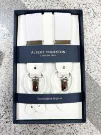 AT-WHITE Tirantes Albert Thurston Sin Patrón Blanco Tipo De 2 Vías[Accesorios Formales] ALBERT THURSTON Subfoto