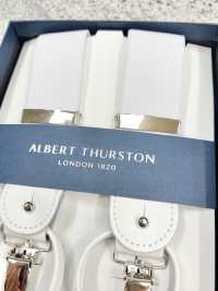 AT-WHITE Tirantes Albert Thurston Sin Patrón Blanco Tipo De 2 Vías[Accesorios Formales] ALBERT THURSTON Subfoto