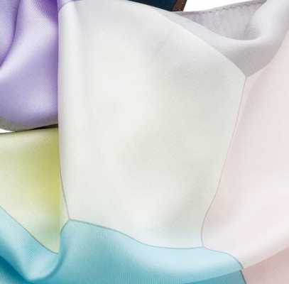 CF-201 Hecho en Japón Tejido sarga 16 momme 6 colores principales pastel