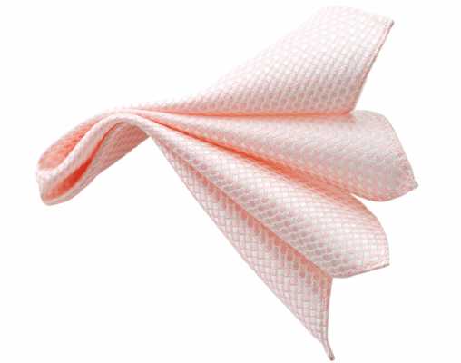 CF-984 Pañuelo de bolsillo de seda fabricado en Japón, patrón Kanoko, rosa