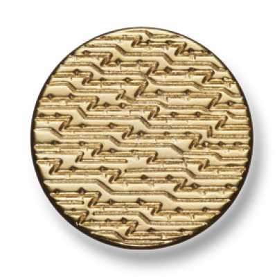 EX224 Botones metálicos dorados de fabricación japonesa para trajes y chaquetas