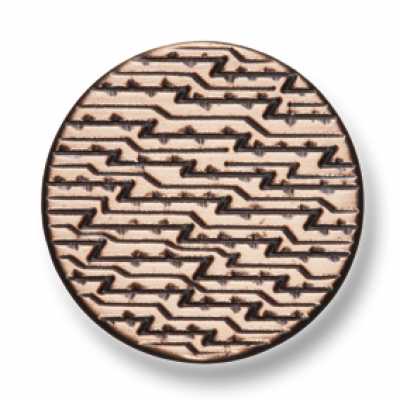 EX226 Botón metálico fabricado en Japón para trajes y chaquetas, bronce