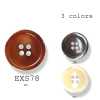 EXS-78 Botones de nácar natural hechos en Japón para trajes y chaquetas