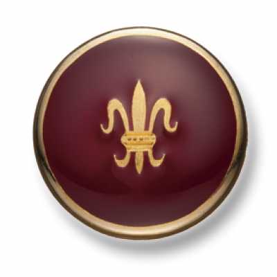 HS-228 Holland&Sherry Botones metálicos para trajes y chaquetas, dorado