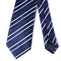 HVN-01 VANNERS Textil Usado Corbata Hecha A Mano Estampado Rayas Azul Marino[Accesorios Formales] Yamamoto(EXCY) Foto secundaria