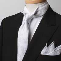 HVN-15 VANNERS Textil Usado Corbata Hecha A Mano Patrón Paisley Blanco[Accesorios formales] Yamamoto(EXCY) Más fotos
