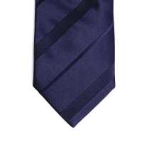 HVN-20 VANNERS Textil Usado Corbata Hecha A Mano Estampado Rayas Azul Marino[Accesorios Formales] Yamamoto(EXCY) Foto secundaria
