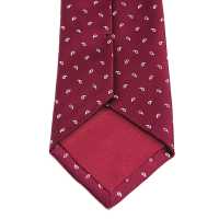 HVN-24 Corbata Hecha A Mano Paisley Dot Pattern Wine Con Tejido VANNERS[Accesorios Formales] Yamamoto(EXCY) Foto secundaria