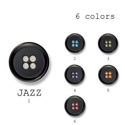 JAZZ Botón con ojal Tanuki hecho en Japón para trajes y chaquetas