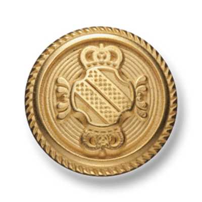 ML-9G Botón metálico italiano dorado