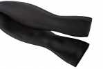 MT-106 Material De Alta Calidad Chal Etiqueta Seda Nudo A Mano Pajarita Negro