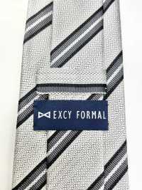 NE-27 Corbata Formal Hecha En Japón Con Franja Ancha Plateada[Accesorios Formales] Yamamoto(EXCY) Subfoto