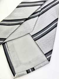 NE-27 Corbata Formal Hecha En Japón Con Franja Ancha Plateada[Accesorios Formales] Yamamoto(EXCY) Subfoto