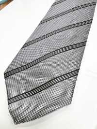 NE-28 Corbata Formal Hecha En Japón A Rayas Gris Oscuro[Accesorios Formales] Yamamoto(EXCY) Subfoto