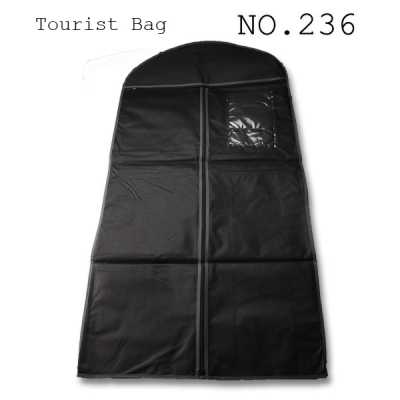 NO236 Funda para abrigo no tejida de doble cara, de tres pliegues