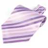 RAS-07 Corbata ascot hecha con tela Ring Heart, multirrayas morado