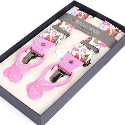 BRETELLE &amp; BRACES Estampado Liberty Rosa