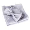 VBF-10 VANNERS Pajarita Textil Motivo Pata De Gallo Gris Claro